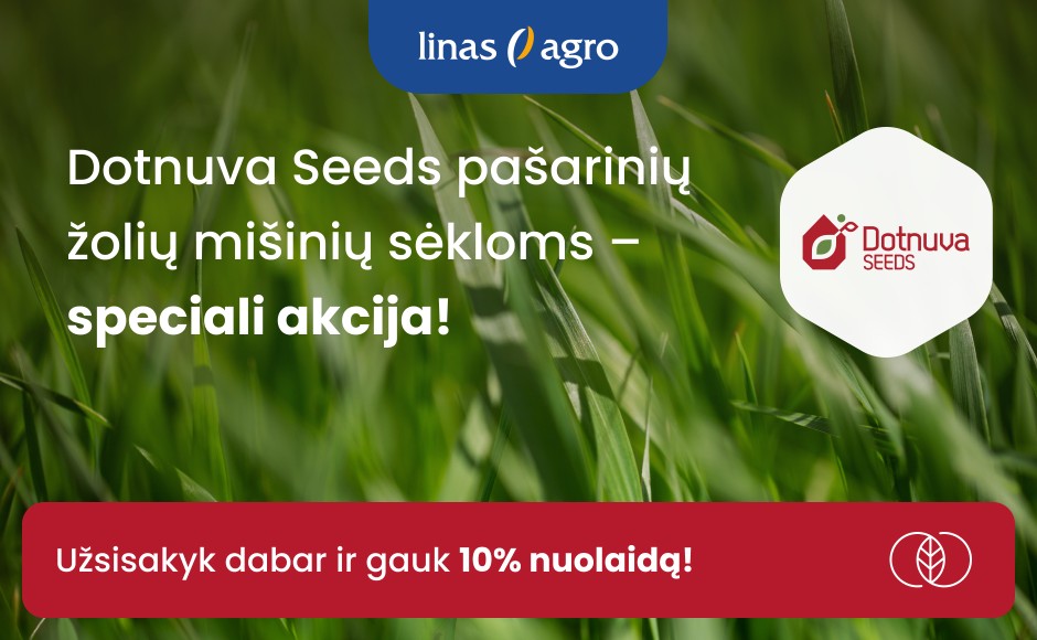 Planuojantiems iš anksto – „Dotnuva Seeds“ pašarinių žolių mišiniams AKCIJA! 